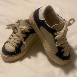 Golden Goose Kids Navy and Cream